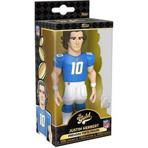 NEW SEALED 2022 Funko Gold NFL Chargers Justin Herbert 5" Action Figure - $19.79