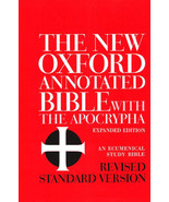 New Oxford Annotated Bible-With Apocrypha Expanded Edition-RSV-8910A - £75.17 GBP