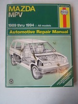 Mazda MPV Haynes Repair Manual 1989-1994 All Models Shop Used - $13.82