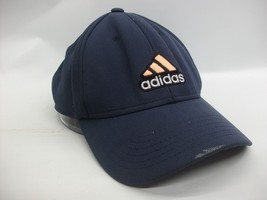 Adidas Hat 24&quot;+ Blue Stretch Fit Baseball Cap Paint Spots - $19.99