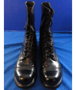 H&amp;H MILITARY PARATROOPER JUMP COMBAT BLACK BOOTS 975 R112134 MEN&#39;S 11.5D - $118.79