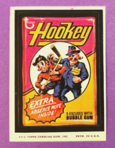 TOPPS WACKY PACKAGES HOOKEY Tan Back 9th 1974 **Topps Chewing Gum - £12.55 GBP