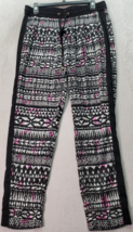 Express Trouser Pants Womens Medium Multi Pula Tribal Elastic Waist Drawstring - £12.01 GBP