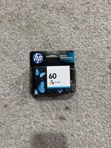 Genuine HP 60 Tri-Color Ink Print Cartridge CC643WN sealed - $39.55