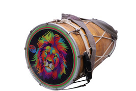 Punjabi BIG Dhol Drum Musicals,instruments Padded Bag,dholak dholki 24 INCH - £315.59 GBP