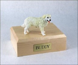 Kuvasz Figurine Stand Dog Pet Cremation Urn Available 3 Different Colors... - £133.36 GBP+