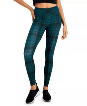 Womens Compression Leggings High Rise Green Plaid Size XXXL (3XL) INC $39 - NWT - £7.18 GBP