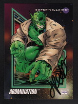 Jimmy Palmiotti SIGNED 1992 Marvel Universe Art Trading Card ~ Abomination - £11.60 GBP