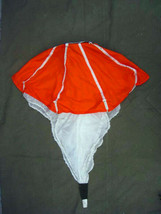 China Military Retired Orange Top Small Guiding Chute Parachute - £22.02 GBP