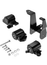 For 96-00 Honda Civic B Series Engine Motor Mounts EK Chassis Black - £38.71 GBP