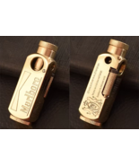 Old fashioned retro lighters. Brass Marlboro design. Free shipping - £21.62 GBP