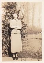 Antique Photo - Oregon Woman in the Forest, Period Clothes - Early 1900s - £3.79 GBP