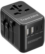 Universal Travel Adapter One International Plug Adapter with 2 USB C 2 U... - $41.52