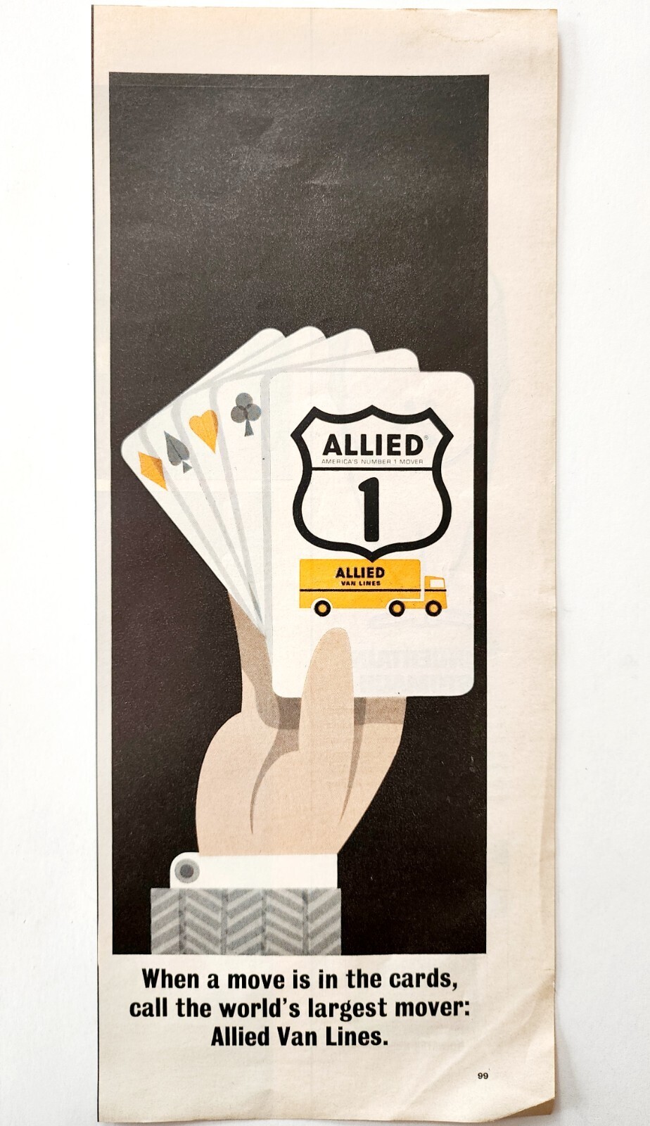 1965 Allied Van Lines Advertisement Vintage Transportation Movers DWJJ14 Item image 2