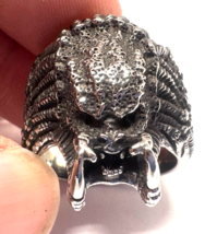 Predator Stainless Steel Mens Size 12 Ring NEW - $647.33 MXN