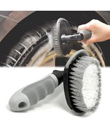 T-bend Handle Car Wash Cleaning Brush Car Detailing Wheel Hub Gap Cleani... - £5.58 GBP+