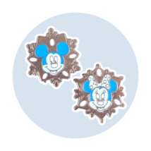 Mickey Mouse and Minnie Mouse Disney Pins: Snowflake - €21,48 EUR