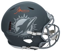 Tyreek Hill Autographed Miami Dolphins Slate Authentic Speed Helmet Beckett - £531.25 GBP