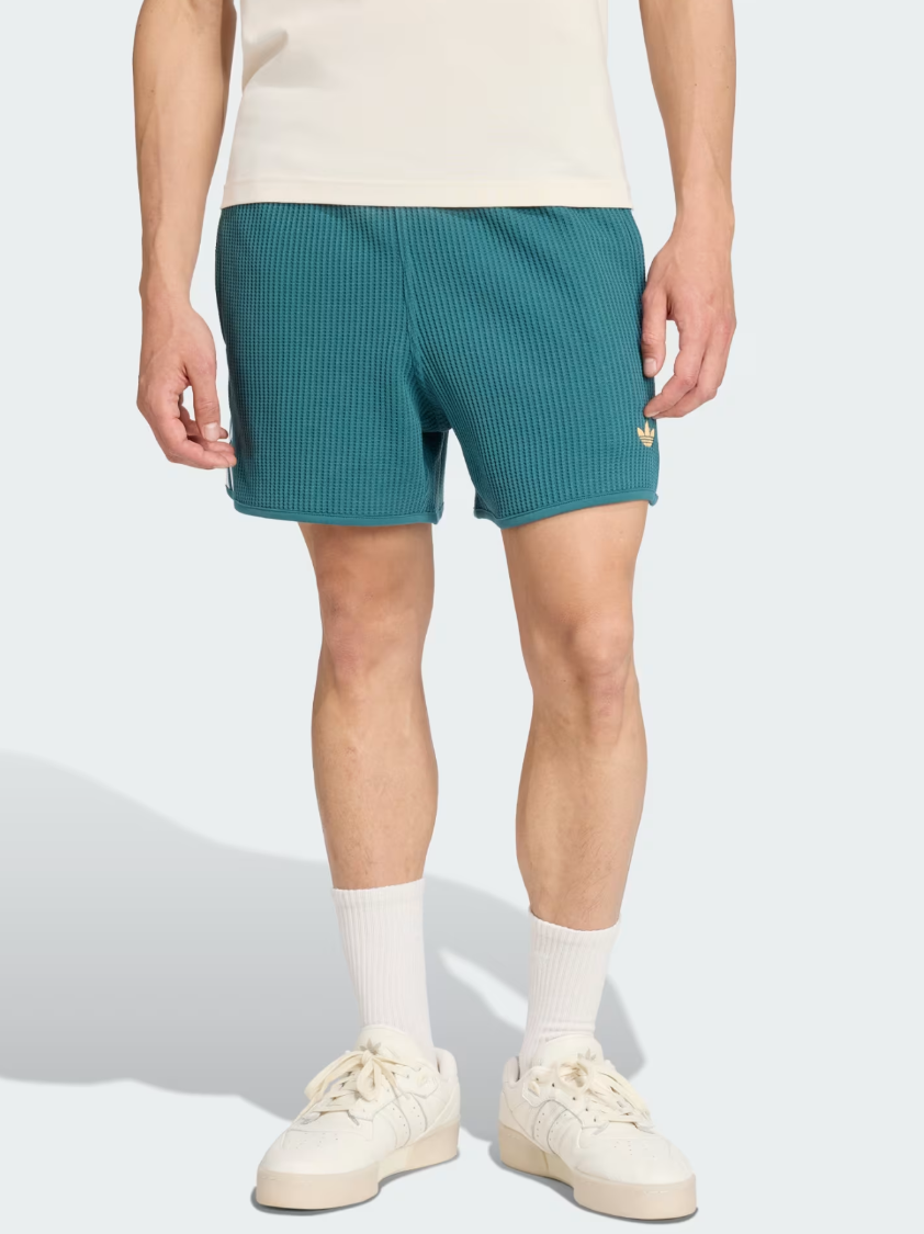 adidas Originals Waffle Knit Sprinter Shorts Men&#39;s Lifestyle Pant AsiaFi... - $83.61