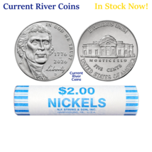 2026-D Semiquincentenial 1776~2026 Nickels 1  BU OBW ROLL **INSTOCK NOW!** - $23.72