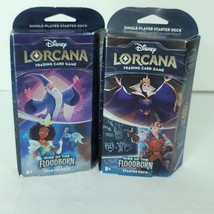 Disney Lorcana - Rise of the Floodborn Starter Deck Set of 2 Sealed New ... - $29.69