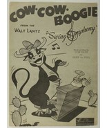 Vintage Sheet Music COW COW BOOGIE Walt Lantz Swing Symphony by Don Raye... - £10.20 GBP