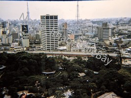 1968 Tokyo Aerial City View Tokyo Tower Japan Kodachrome 35mm Slide - £4.35 GBP