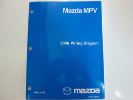 2006 Mazda MPV Van Electrical Wiring Diagrams Manual FACTORY OEM BOOK 06 - £63.55 GBP