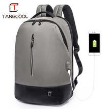 New Men&#39;s Wear-Resistant Oxford Korean Version Charging Backpack Casual Multi-Co - £52.02 GBP