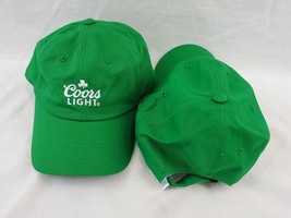 NEW Coors Light Beer Green St Patrick&#39;s Day Irish Snapback Adjustable Hat Cap - £15.56 GBP