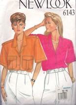 New Look Pattern 6143 Misses Blouse Six Sizes in One Size 8 is Cut - $2.00