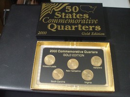 50 States Commemorative Quarters - Gold Edition - 2000 - £13.55 GBP