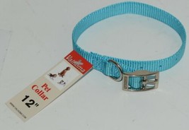 Valhoma 720 12 TQ Dog Collar Turquoise Single Layer Nylon 12 inches Package 1 - £6.38 GBP