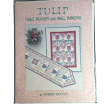 Tulip Quilt Pattern Patricia Knoechel Table Runner 80&quot;x14&quot; Wall Hanging ... - £3.44 GBP