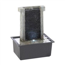 Cascading Stone Wall Tabletop Fountain - £41.13 GBP