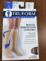 Truform Leg Health Medical Compression Socks 20-30 mmHg 8865 Beige X-Large FIRM - £39.75 GBP