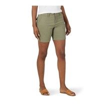 Lee Womens Green Midrise 7 Inch Utility Short with Pockets, Size 20 NWT - £15.95 GBP