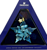 Swarovski Annual Edition 2021 Snowflake 30th Anniversary Holiday Ornament image 2