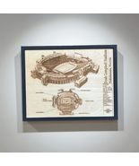 Doak Campbell Stadium Blueprint Art, Football Stadium, Wood Engraved Wal... - $548.39 MXN