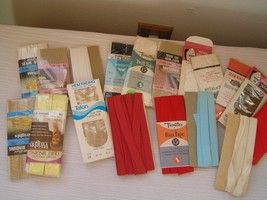 Huge Lot of Vintage to Now Various Colors &amp; Widths of Hem Tape Facing Seam Bind - £8.28 GBP