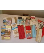 Huge Lot of Vintage to Now Various Colors &amp; Widths of Hem Tape Facing Se... - $10.39