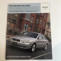 Volvo Print Ad  Advertisement 2004 PA9 - £4.65 GBP