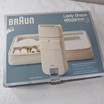 Vintage Braun Lady Elegance 3 Electric Shaver Razor Germany women&#39;s 5666... - $1,669.18 MXN