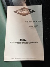 Vintage 1963 Western Trap Parts Price List Hunting Book - $29.99