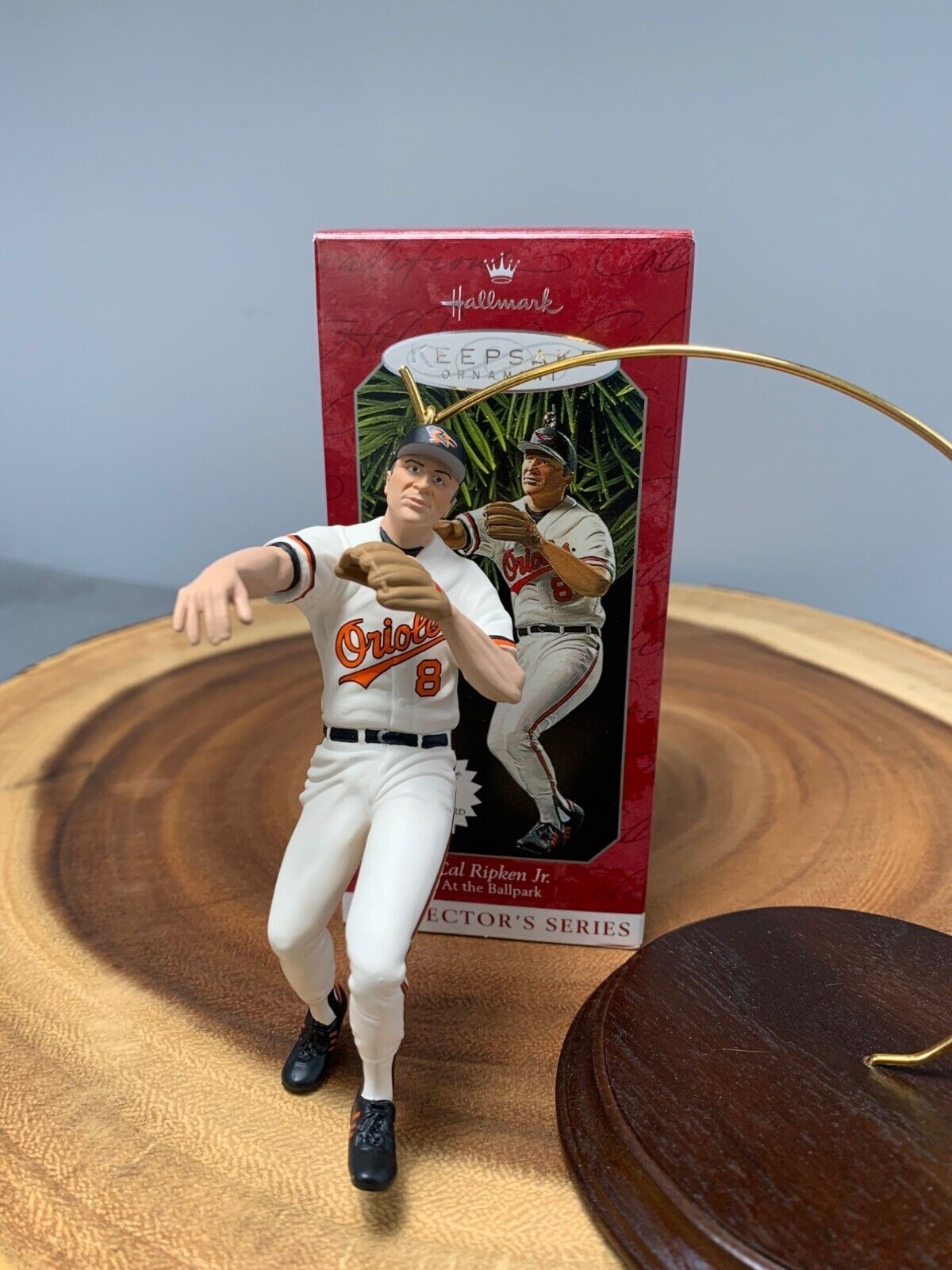 Hallmark Keepsake Ornament Cal Ripken Jr. At The Ballpark 1998 Baseball ... - $7.88