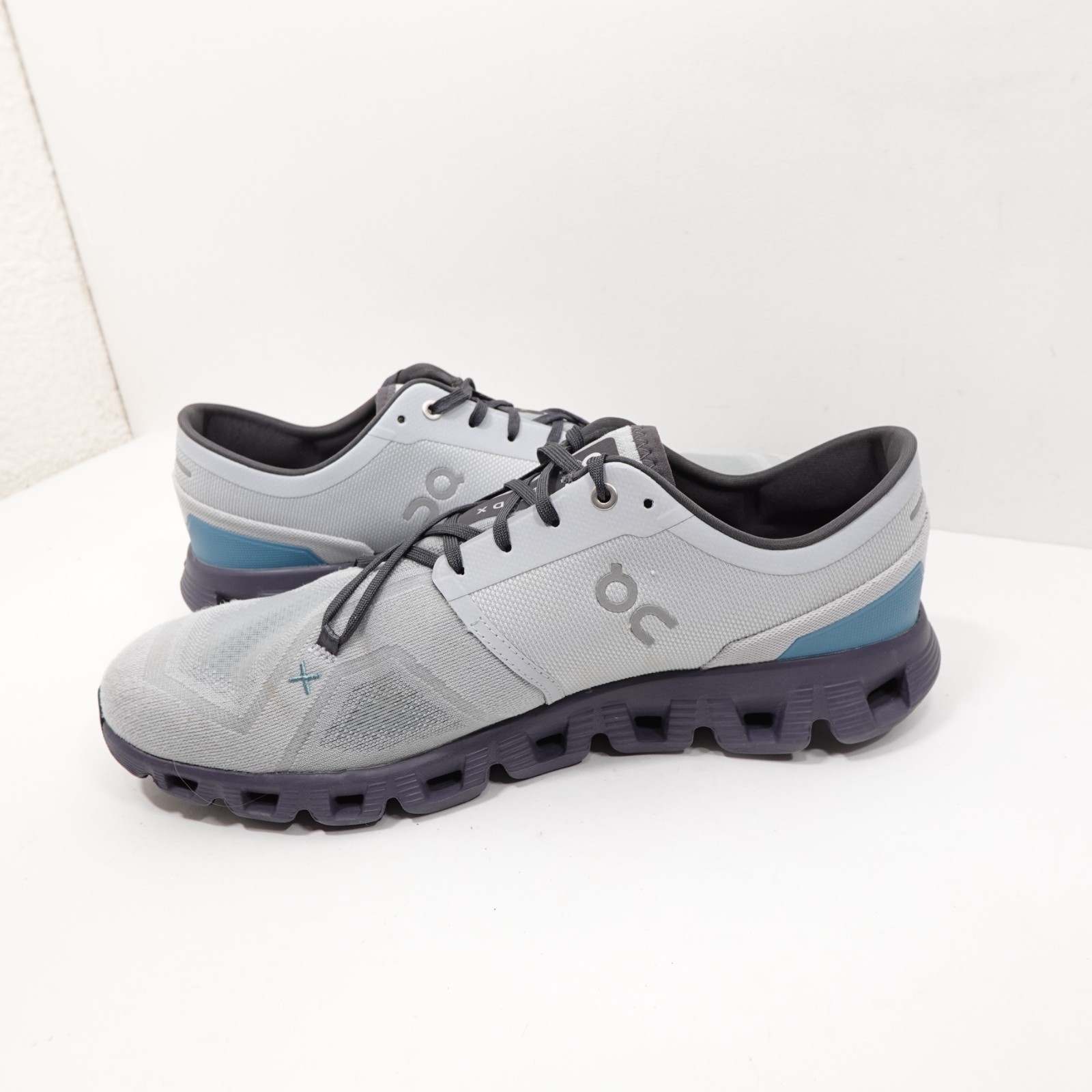 On Cloud X 3 Glacier Iron Mens Size 11.5 Gray Blue Athletic Running Shoes Item image 10