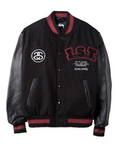 Stussy 35th IST Milano Chapter International Vintage Black Wool Varsity ... - $752.51 MXN+