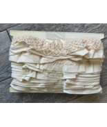 Encore Trims Crochet Ruffle Crochet Trim 3&quot; Sewing New Gathered 3 Yards ... - $743.11 MXN