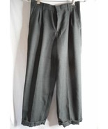 Youth Size 16 Dark Grey  Pleated front Dress Pants by TFW - $373.29 MXN