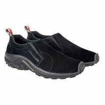 Merrell Men&#39;s Size 9.5 Jungle Moc Shoe Suede Leather, Black, New in Box - $49.99